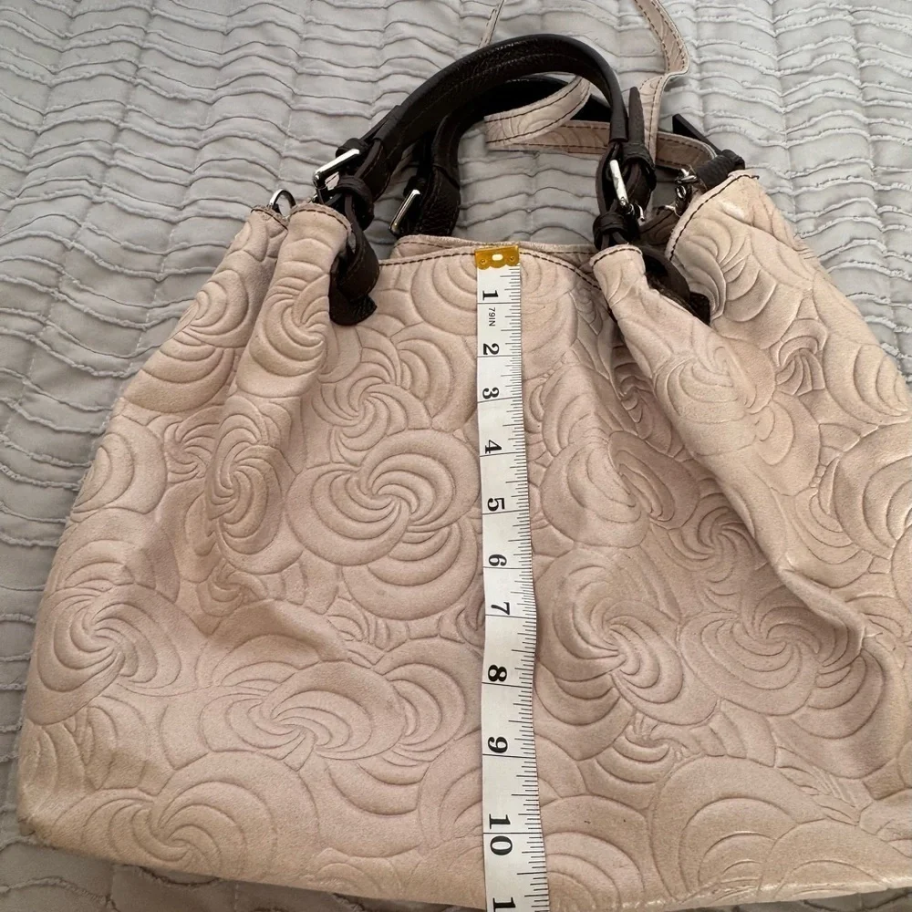 Debora leather shoulder purse